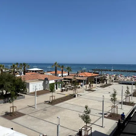 Le Cap D'agde, Le Baïa,vue Mer, 20m De La Plage, Piscine * Agde