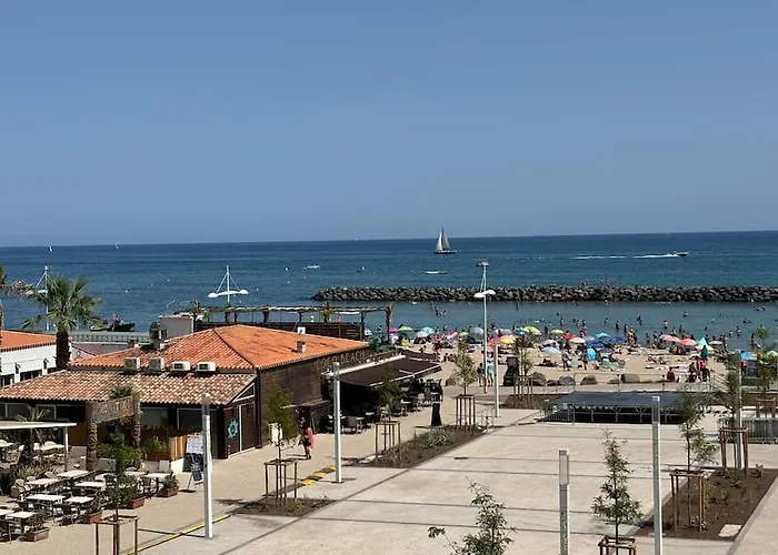 Le Cap D'agde, Le Baia,vue Mer, 20m De La Plage, Piscine *