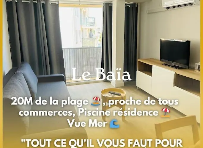 Lejlighed Le Cap D'agde, Le Baia,vue Mer, 20m De La Plage, Piscine Agde